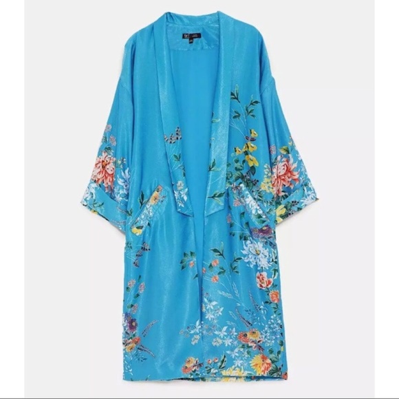 Zara Floral Print Kimono - Picture 8 of 8